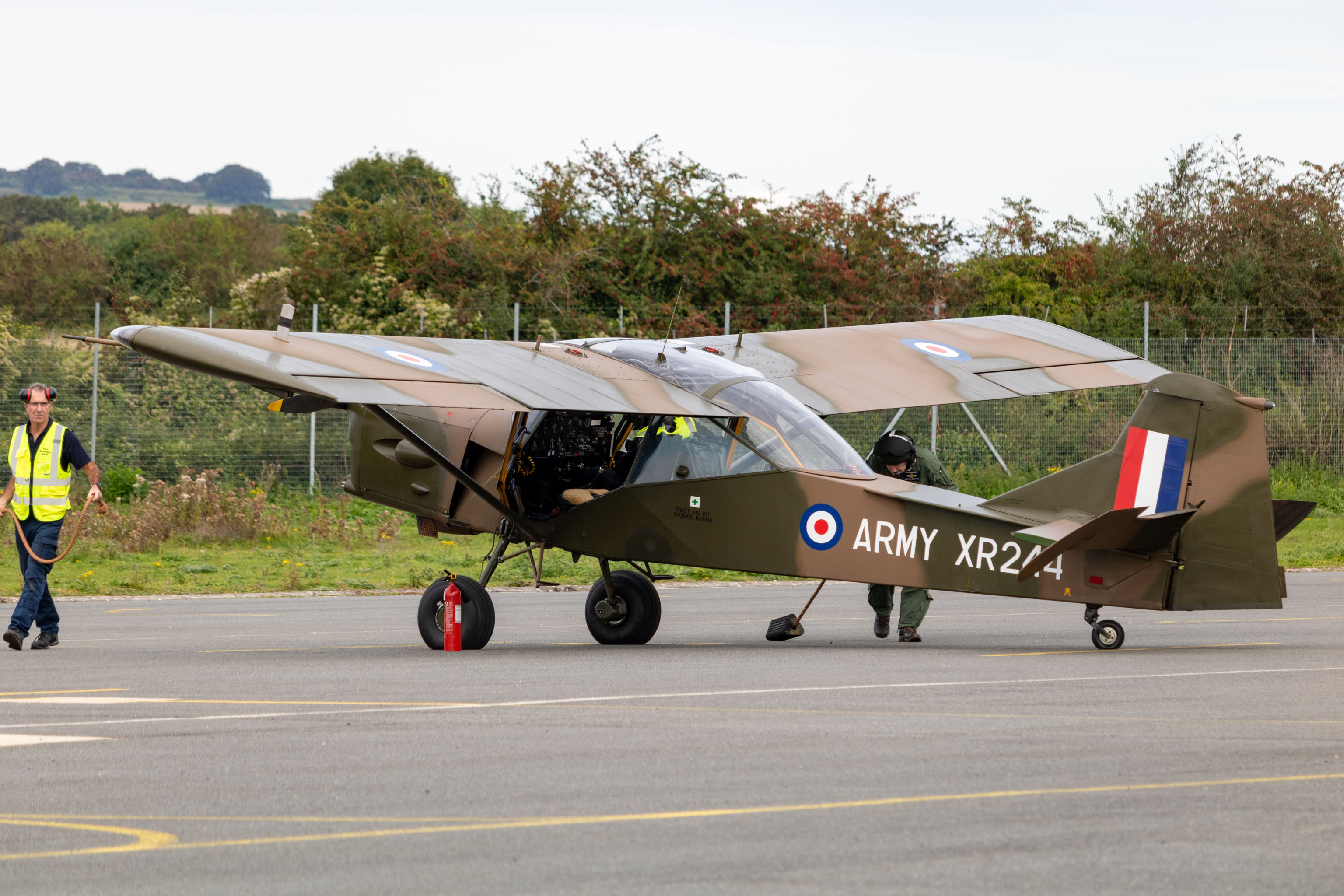 Auster Mk9 ready for taxi